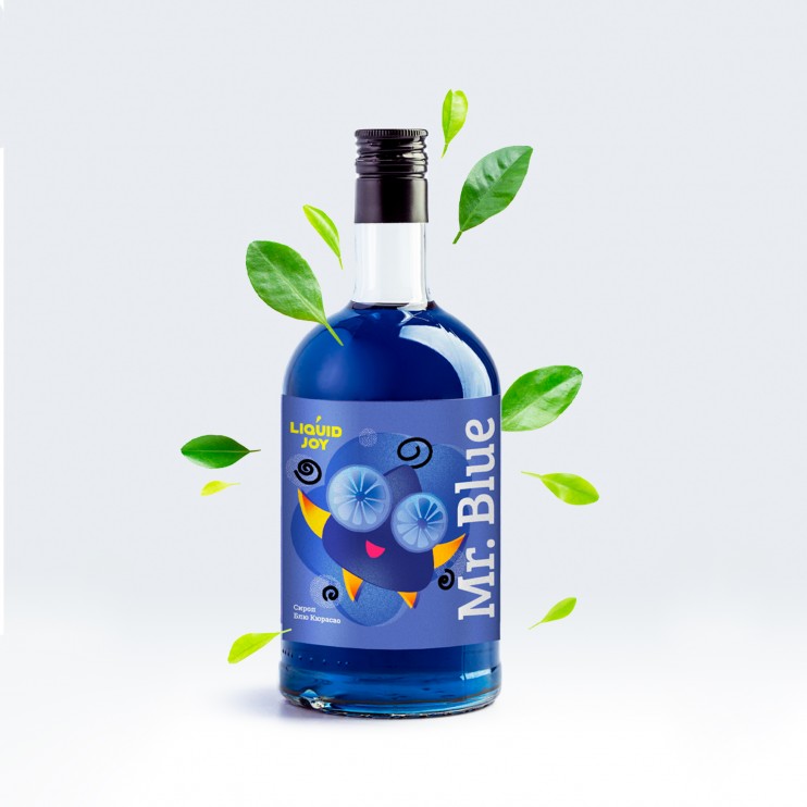 Сироп «Блю курасао» Mr. Blue 0,7л